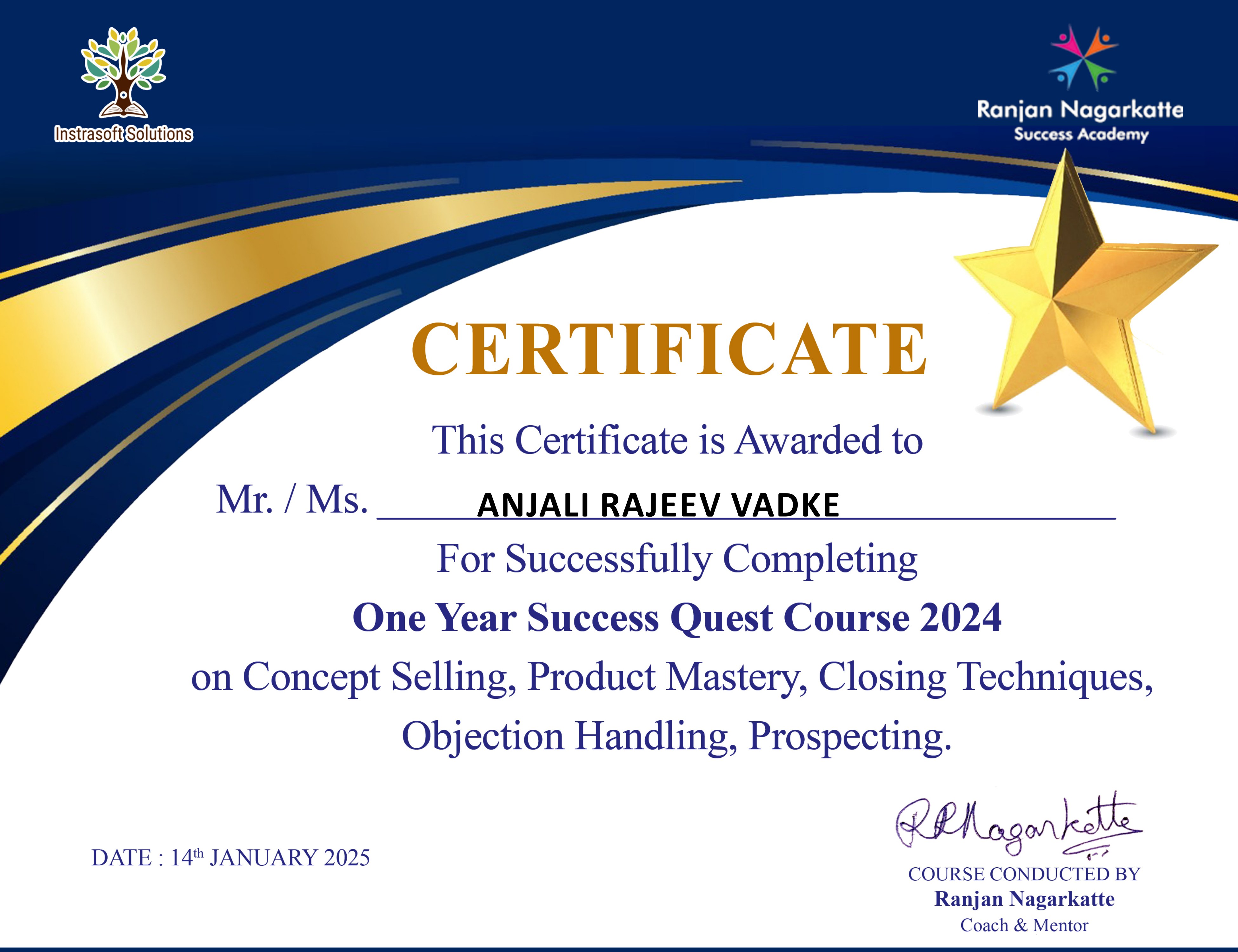 OUR ACHIEVEMENT